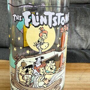 Hanna Barbera 1991 The Flintstones, the first 30 years glass from Hardees